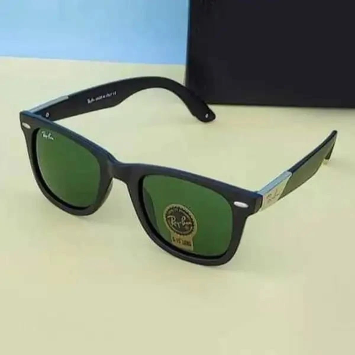 Raybon Brand Designer Black Hand Made premium Sunglasses For Men
